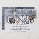 Search for winter woodland birthday invitations Watercolor
