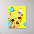 Search for chihuahua dog canvas prints Pets