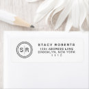 Search for business logo return address labels Black