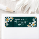 Search for with daisies return address labels Floral