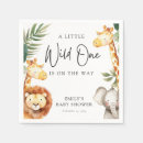 Search for wild one napkins Safari baby shower