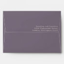 Search for purple wedding envelopes Simple