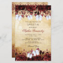 Search for red rose sweet 16 invitations Vintage