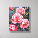 Search for pink rose canvas prints Petals