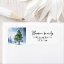 Search for landscape paintings return address labels Watercolor