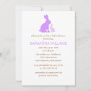 Search for rabbit baby shower invitations Modern