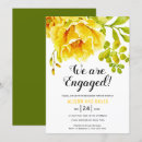 Search for yellow engagement party invitations Boho