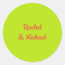 Search for pink and green wedding stickers Cute