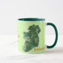 Search for ireland map mugs Green