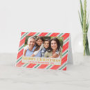 Search for striped christmas cards White