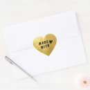 Search for gold foil seals stickers Heart
