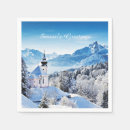 Search for christmas scene napkins Blue