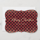 Search for glitter christmas cards Buffalo plaid