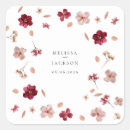 Search for cream and red wedding stickers Floral