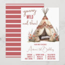 Search for teepee birthday invitations Boho