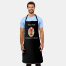 Search for seafood restaurant aprons Red