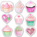 Search for valentines cupcake stickers Heart