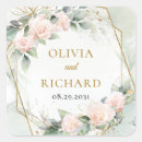 Search for blush and gold wedding stickers Eucalyptus