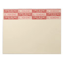 Search for vintage notepads Red