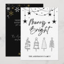 Search for script christmas invitations Black and white