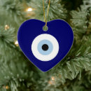 Search for evil eye christmas tree decorations Greek