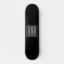 Search for simple design skateboards Black and white