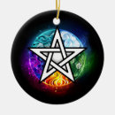 Search for wiccan christmas tree decorations Pentagram