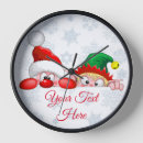Search for christmas elf clocks Cute
