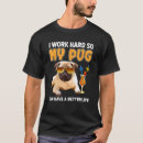 Search for funny pug tshirts Black