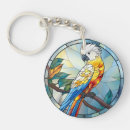 Search for colorful bird key rings Birds