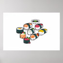 Search for cute sushi posters Food