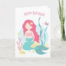 Search for cute mermaid cards Pink