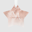 Search for glamour christmas tree decorations Rose gold