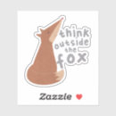 Search for simple fox stickers Minimalist