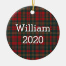 Search for flannel christmas tree decorations Red