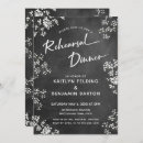 Search for chalkboard rehearsal dinner invitations Typography