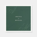 Search for fall wedding napkins Classic traditional
