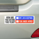 Search for hope bumper stickers Politics