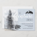 Search for wilderness birthday invitations Rustic