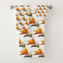 Search for bird of paradise bath towels Botanical