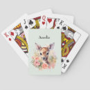 Search for deer playing cards Floral