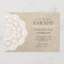 Search for burlap and lace birthday invitations Country