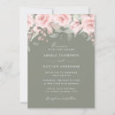 Search for blush and sage wedding invitations Floral