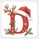 Search for monogram snowflake stickers Initial