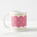 Search for wave pattern mugs Seigaiha