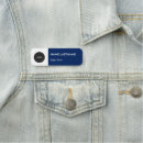 Search for blue name tags With magnetic back