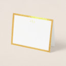 Search for gold border note cards Chic