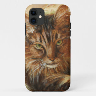 0005 Cat on Pillow Case-Mate iPhone Case