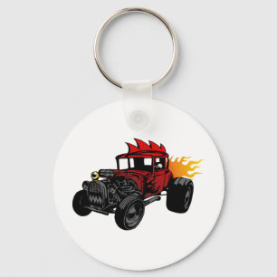 00073 Hot Rod Key Ring