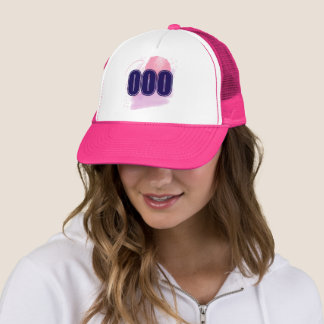 000 Angel Number Pink Blue Spiritual Awakening Trucker Hat